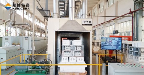 尊龙体育60米自然气隧道窑乐成投产