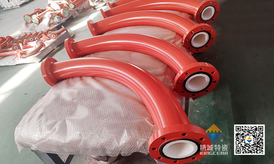 尊龙体育特瓷内衬耐磨陶瓷弯头