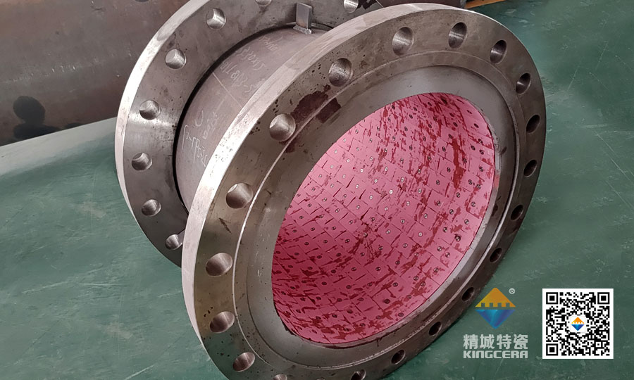 湖南尊龙体育耐磨陶瓷焊接受道