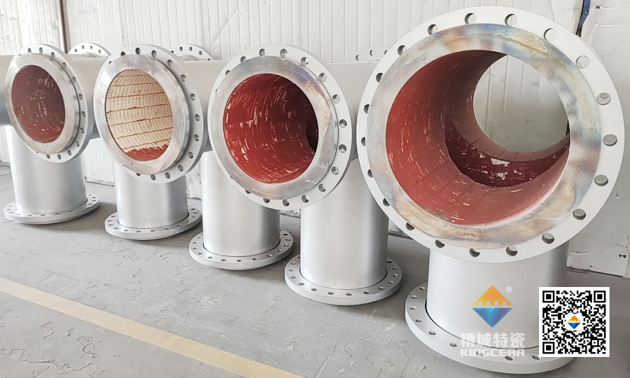 湖南尊龙体育耐磨陶瓷内衬三通管道