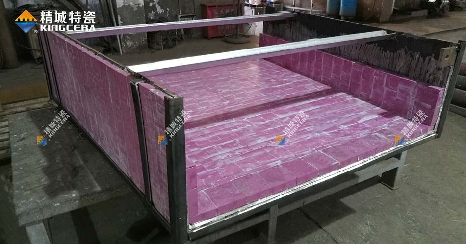 尊龙体育特瓷水泥立磨溜槽衬板厂家定制